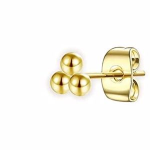 Three Ball Stud Earrings